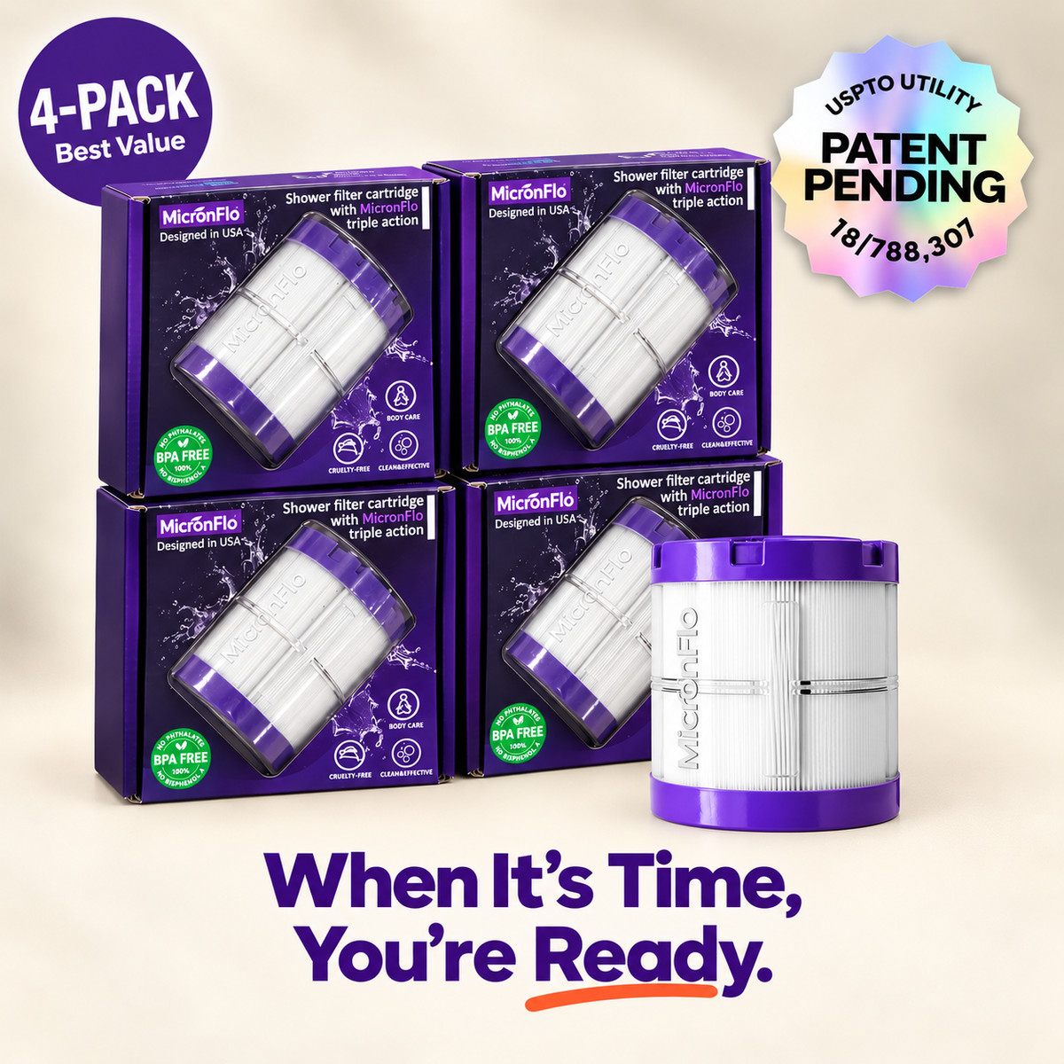 Rainley MicronFlo Cartridge Multi-Pack (2, 3 or 4)
