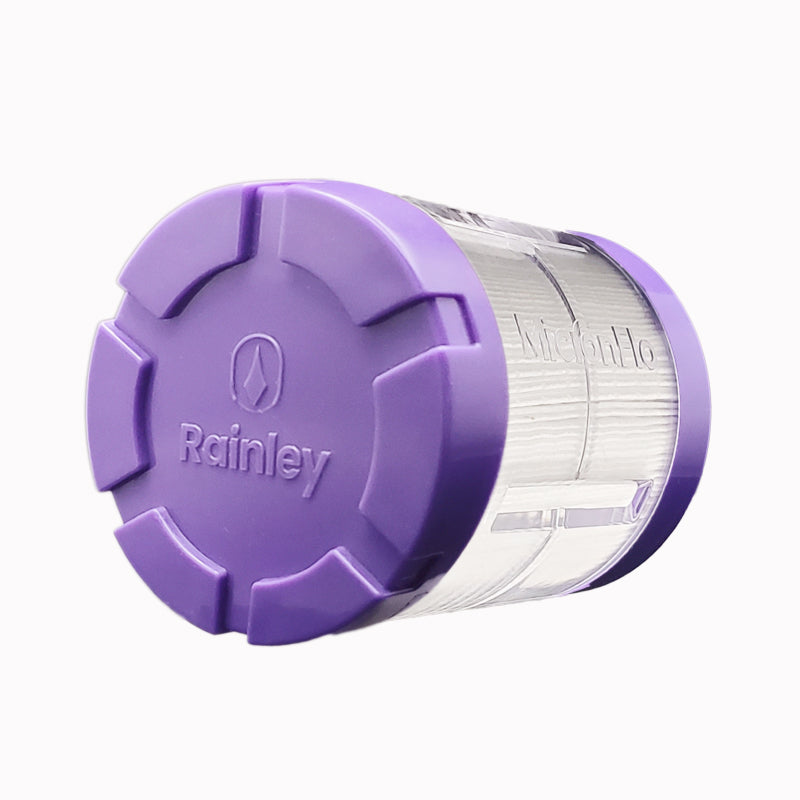 Rainley MicronFlo Replacement Cartridge for Hard Water – Tap or Well | Softer Skin, Shinier Hair | Removes Chlorine, Heavy Metals & Microplastics | Patent-Pending | Replace at Your Own Pace